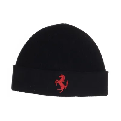 Beaniemössa (Svart, Röd) från Ferrari Akryl, Ull