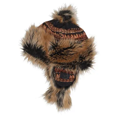 Trapperhatt (Brun, Svart, Flerfärgad) från Canada Snow Akryl