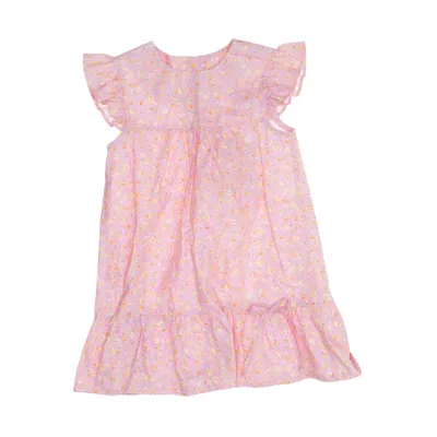 Klänning (Rosa, Gul, Flerfärgad) från Lycks Bomull