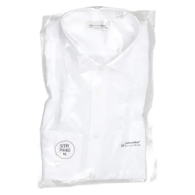 Skjorte (Premium Linen Rf) fra Dressmann Premium Collection