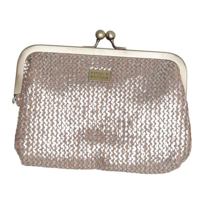 Sac pochette (Marron, Argent) de Pipol's Bazaar