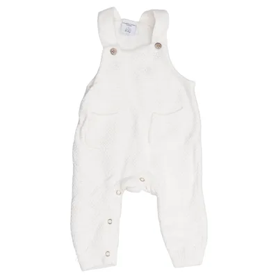 Dungarees (White) from Polarn O. Pyret Organic cotton