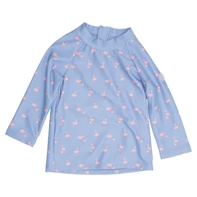 Zwemshirt (Blauw) van Mori Elastaan, Gerecycled polyester