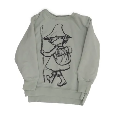 Collegetröja (Grön) från Moomin Valley