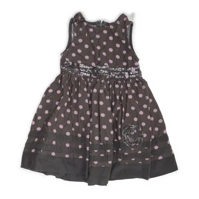 Dress (Gray, Pink) from Happy Girls Cotton, Polyester