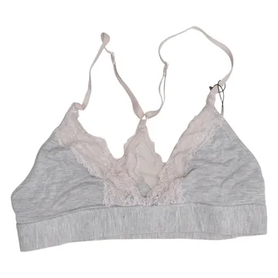 Bralette (Gray) from Gina Tricot Lingerie Elastane, Viscose