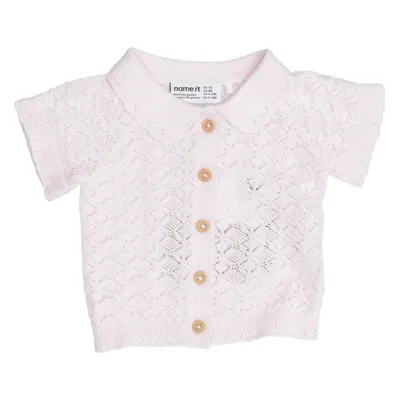 Strickjacke (Nbfjenny Ss Polo Knit Card) von Name It Bio-Baumwolle