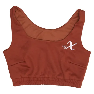 Sports bra (Brown) from Xshapes Cotton, Polyester