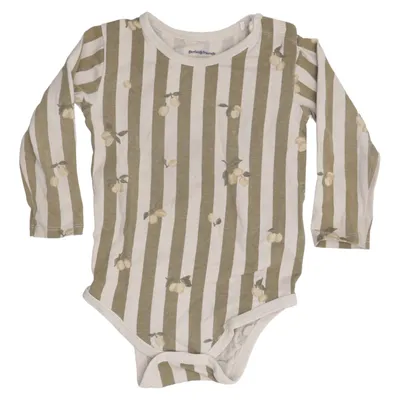 Body (Green, Beige) from Garbo & Friends Elastane, Organic cotton