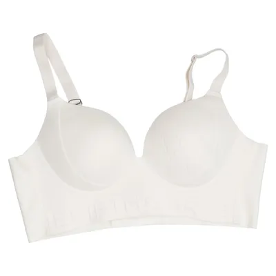 Sports bra (Beige) from The Fifth Elastane, Polyamide