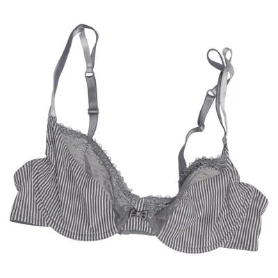 Bra (Gray, White) from Passionata Elastane, Polyamide, Polyester