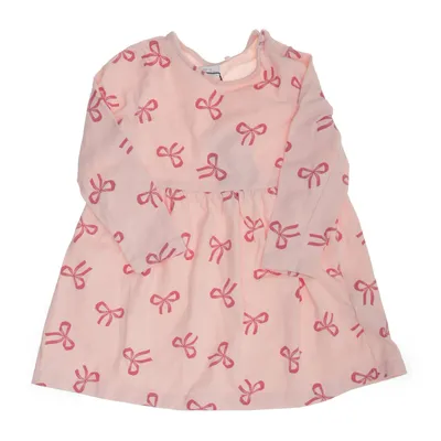 Kjole (Pink) fra Lindex Baby Bomuld, Elastan