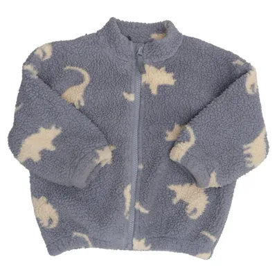 Fleecejakke (Blå, Beige) fra Konges Sløjd Genanvendt polyester