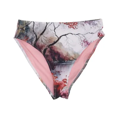 Bikini bottom (Multicolored) from Tinibikini Elastane, Recycled polyester