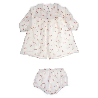Set (Wit, Bruin) van Petit Bateau Katoen