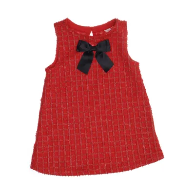 Kjole (Rød) fra H&M Bomuld, Elastan, Metallfiber, Polyester