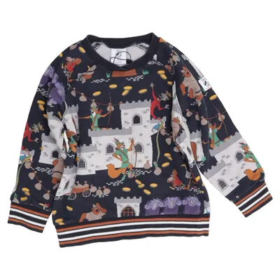 Sweatshirt (Noir, Multicolore) de Disney x Polarn O. Pyret Coton biologique