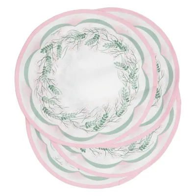Placemat (Wit, Roze, Groen)