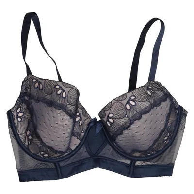 Bra (Blue) from Hunkemöller Elastane, Polyamide, Polyester