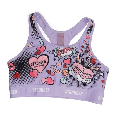 Sport-BH (Lila, Flerfärgad) från Stronger