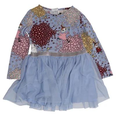 Dress (Blue, Multicolored) from Moomin Cotton, Elastane, Polyester