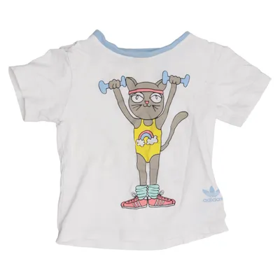 T-shirt (White, Multicolored) from Adidas Mini Rodini Organic cotton