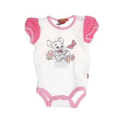 Body (Vit, Rosa) från Bamse Bomull, Elastan