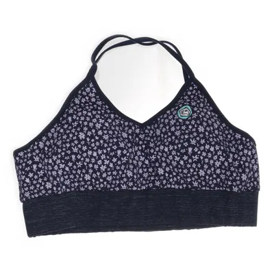 Sport-bh (Blauw, Meerkleurig) van Zelda Katoen, Elastaan, Polyamide