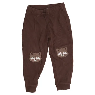 Pantalon (Marron) de Lindex Baby Coton, Élasthane
