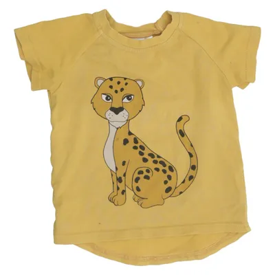 T-shirt (Geel) van Dear Sophie Katoen, Elastaan