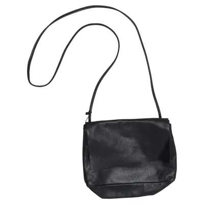 Shoulder-bag (Black) from COS Cotton, Leather
