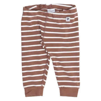 Leggings (Brun, Vit) från Polarn O. Pyret Ekologisk bomull