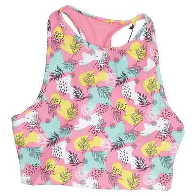 Sports bra (Pink, Yellow, Green) from Mistral Elastane, Polyester