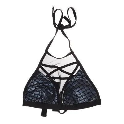 Bikini top (Zwart, Blauw) van Killstar Elastaan, Polyester