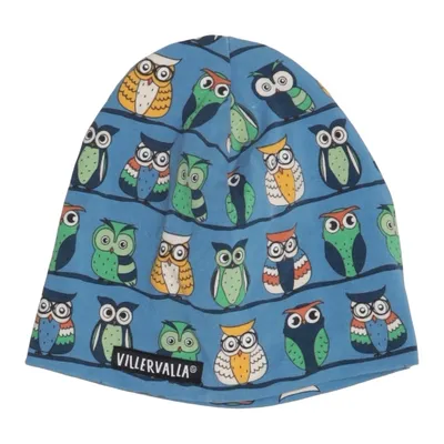 Bonnet (Bleu, Multicolore) de Villervalla Élasthane, Coton biologique