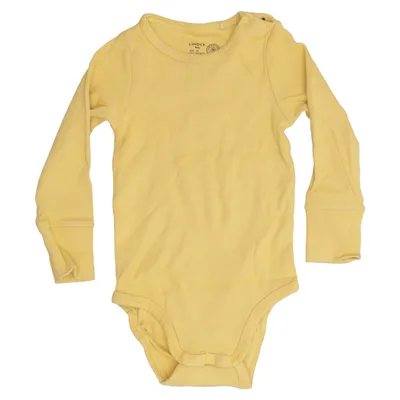 Body (Yellow) from Lindex Baby Cotton, Elastane