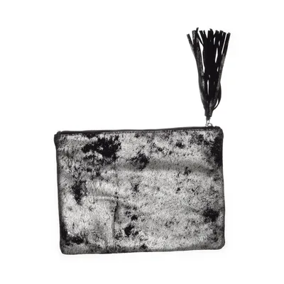 Clutch bag (Silver, Black) from Becksöndergaard