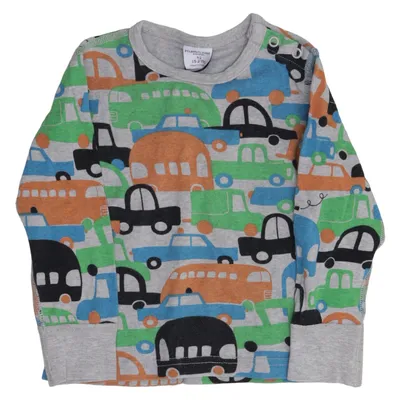 Langærmet t-shirt (Flerfarvet) fra Polarn O. Pyret Bomuld