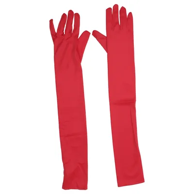 Opera gloves (Red) from Boland