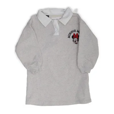 Jurk (Grijs, Wit) van Zara x Disney Katoen, Elastaan