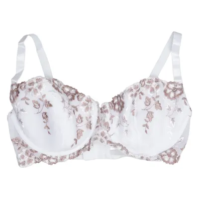Bra (White, Brown) from Girls Secrets Elastane, Polyamide