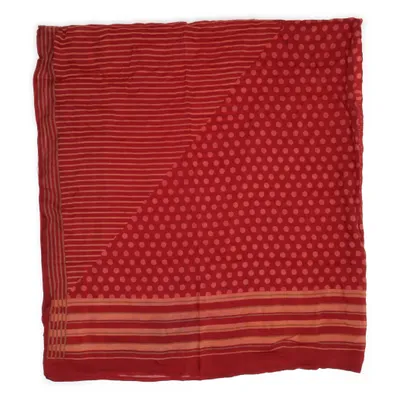 Scarf (Röd, Flerfärgad) från Fabindia Viskos