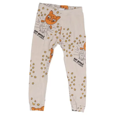 Pyjamasbyxor (Beige, Orange) från Mini Rodini Ekologisk bomull