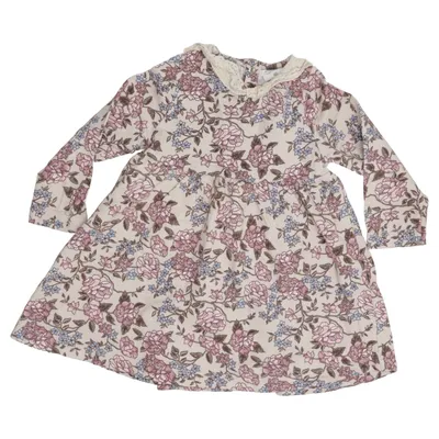 Klänning (Beige, Flerfärgad) från Tiny One Ekologisk bomull