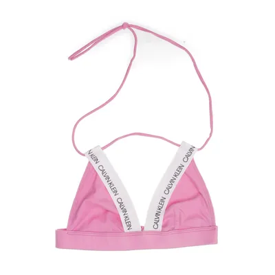 Bikiniöverdel (Rosa, Vit) från Calvin Klein Swimwear Elastan, Polyamid