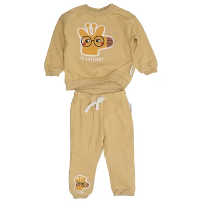 Ensemble (Jaune) de Minories Coton, Polyester