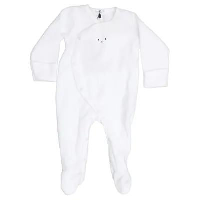 Sparkdräkt (Vit) från Bout'chou Bomull, Polyester