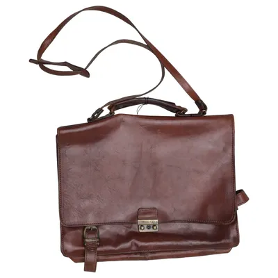 Briefcase (Brown) from The Trend Leather