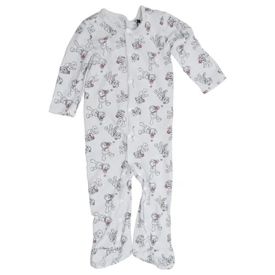 Rompers (White, Multicolored) from Steiff Cotton, Elastane