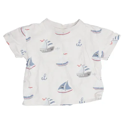 T-shirt (Beige, Multicolore) de Rikiki Coton